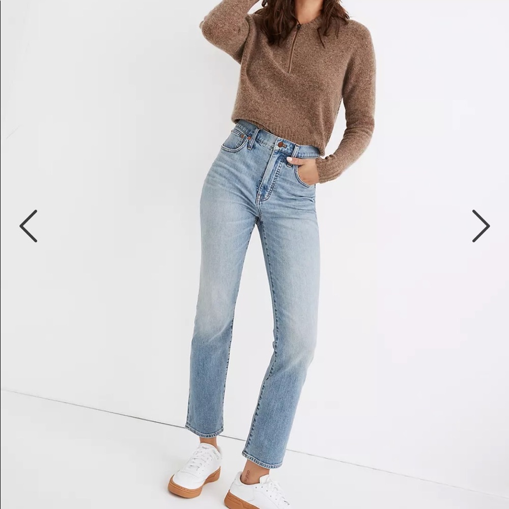 Madewell Slim Demi-Boot Jeans in Denis Wash